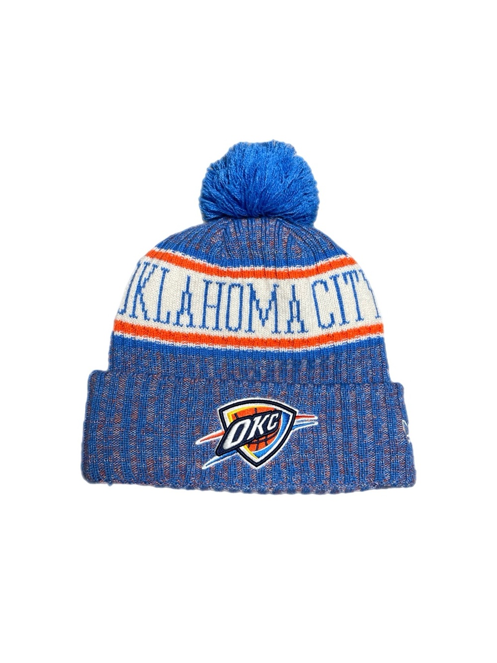 NWOT: New Era X NBA Oklahoma City Thunder Embroidered Knit Hat